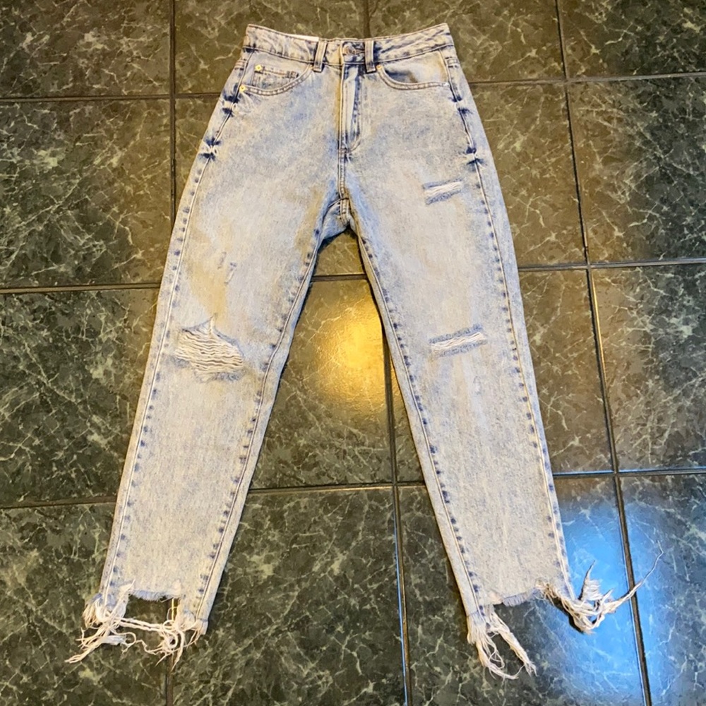 GARAGE Mom Jeans Size 3 Light wash